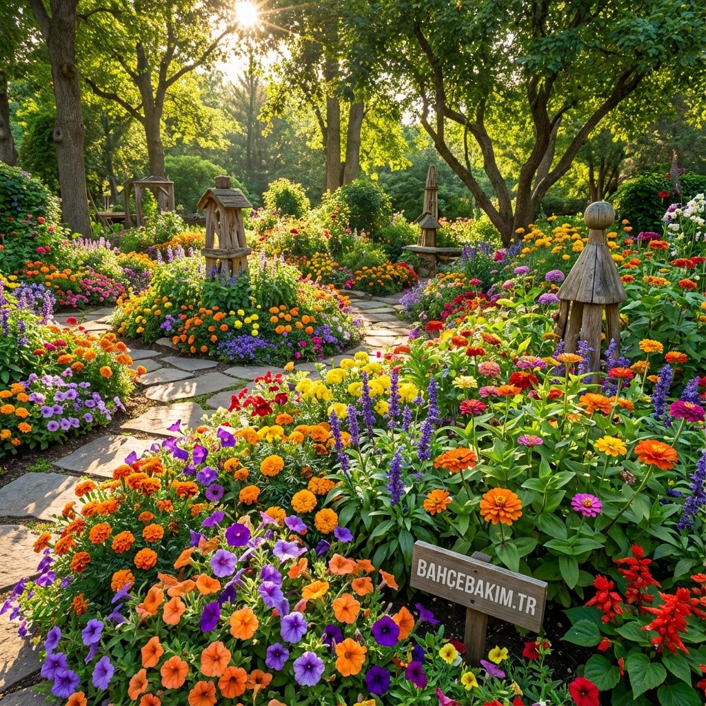 Renk Şöleni: 5 Adımda Mevsimlik Çiçek Tasarımı ve Dikimi - bahcebakim.tr profesyonel rehber