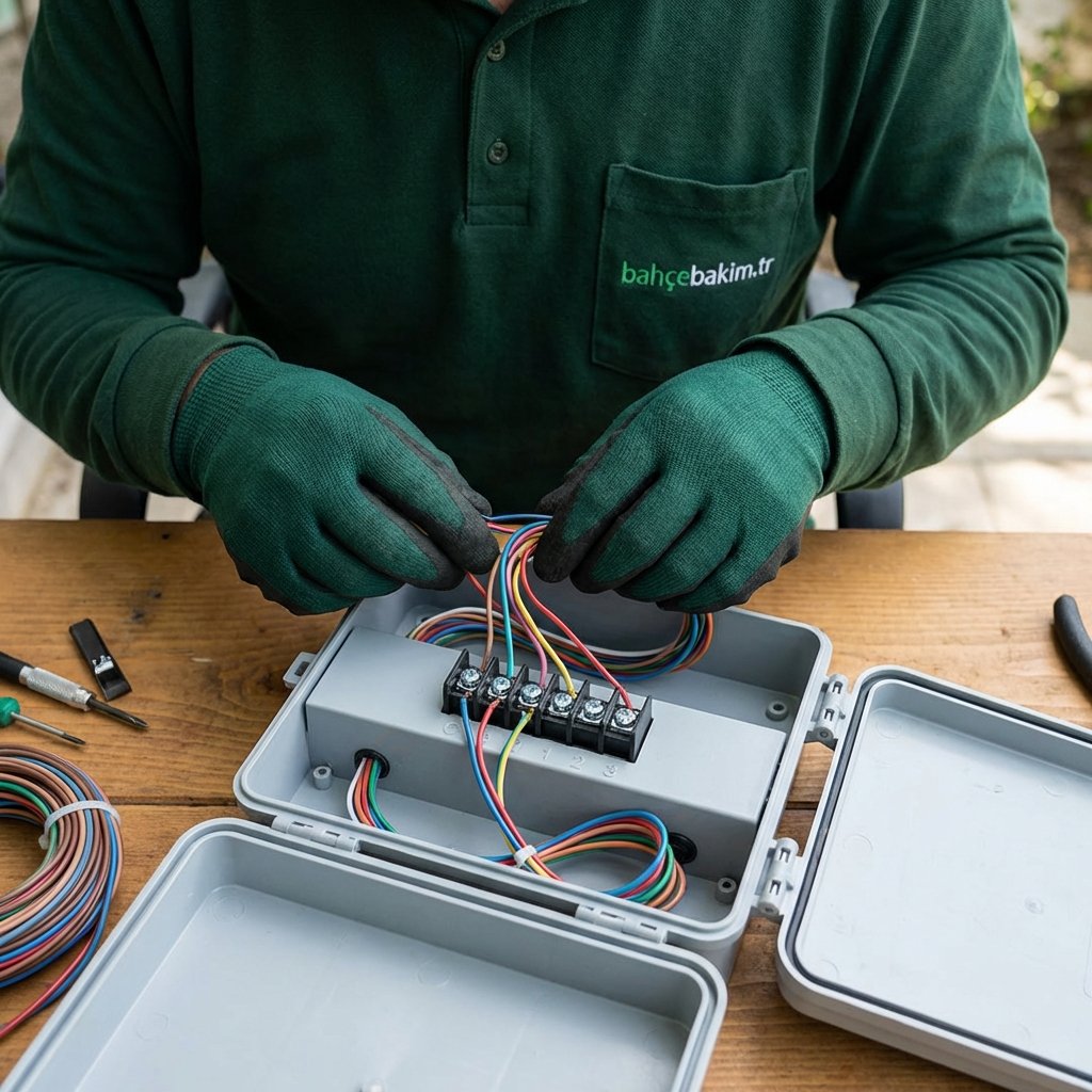 Solenoid Vana Kablolaması - bahcebakim.tr uygulama adımı