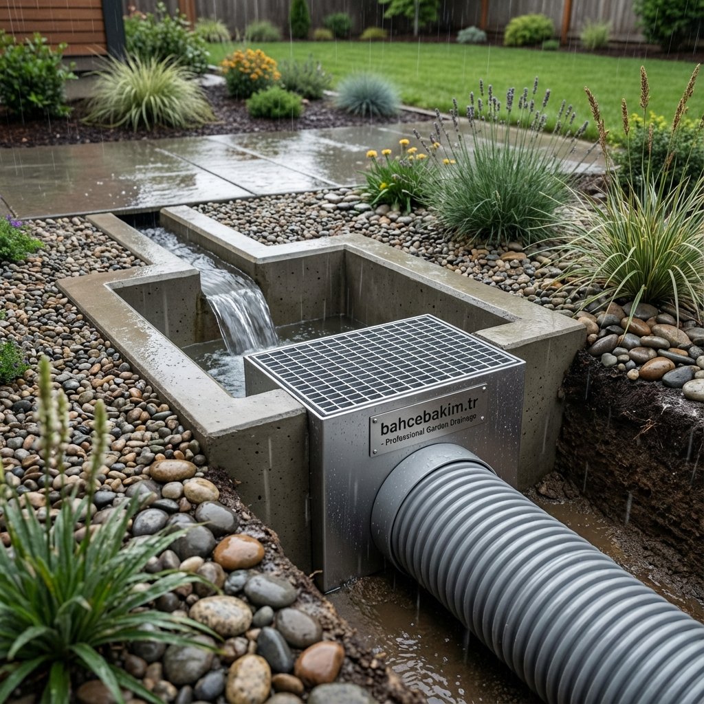 Tahliye Noktası (Sump) ve Periyodik Kontrol - bahcebakim.tr uygulama adımı