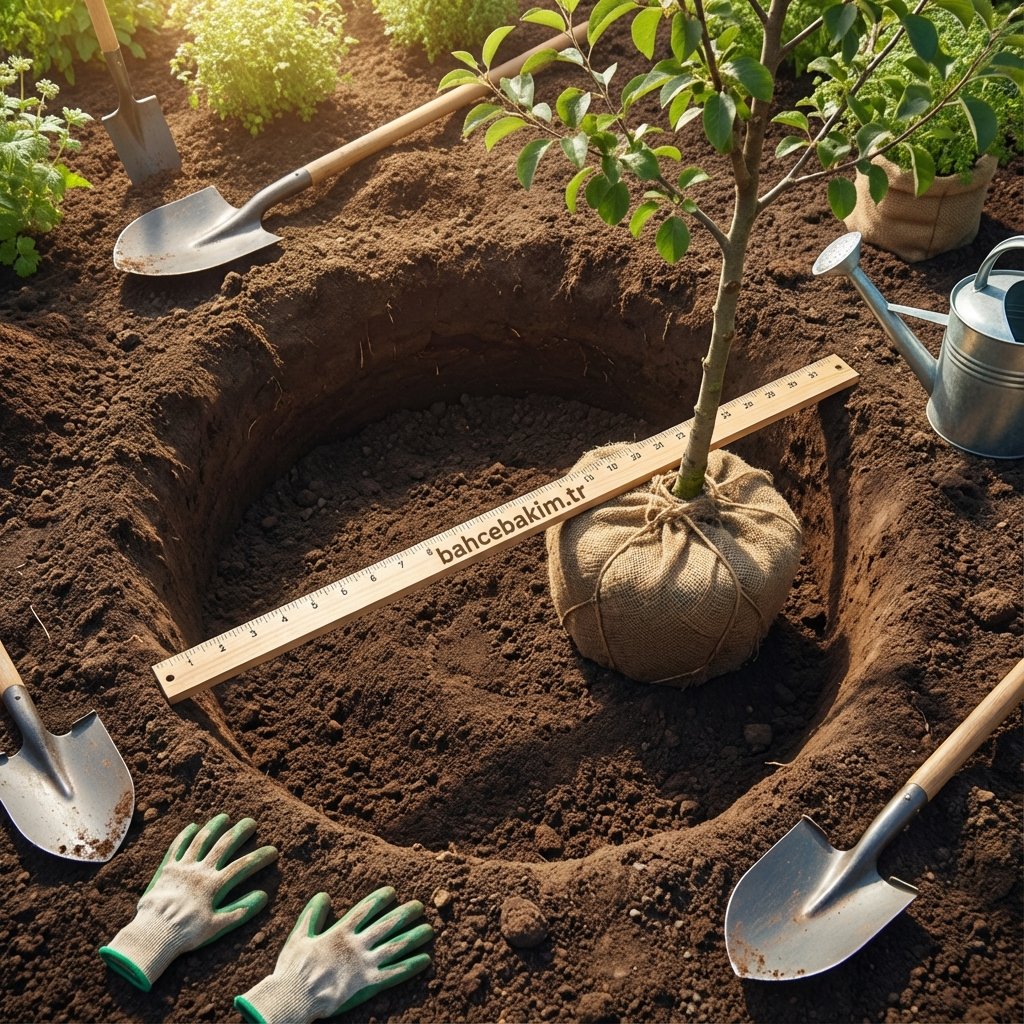 Teknik Çukur Açımı ve Yumuşatma - bahcebakim.tr uygulama adımı