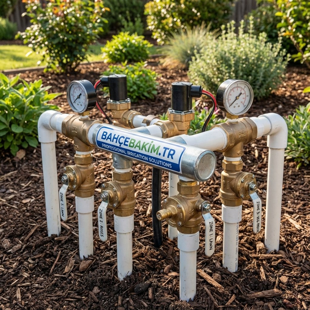 Statik Fıskiye Yerleşimi ve Seviyeleme - bahcebakim.tr uygulama adımı