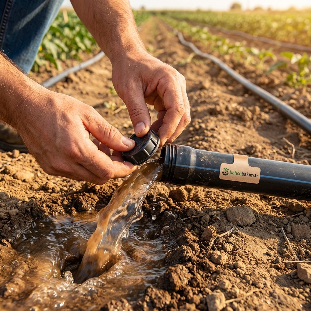 Basınçlı Test ve Sızıntı Kontrolü - bahcebakim.tr uygulama adımı