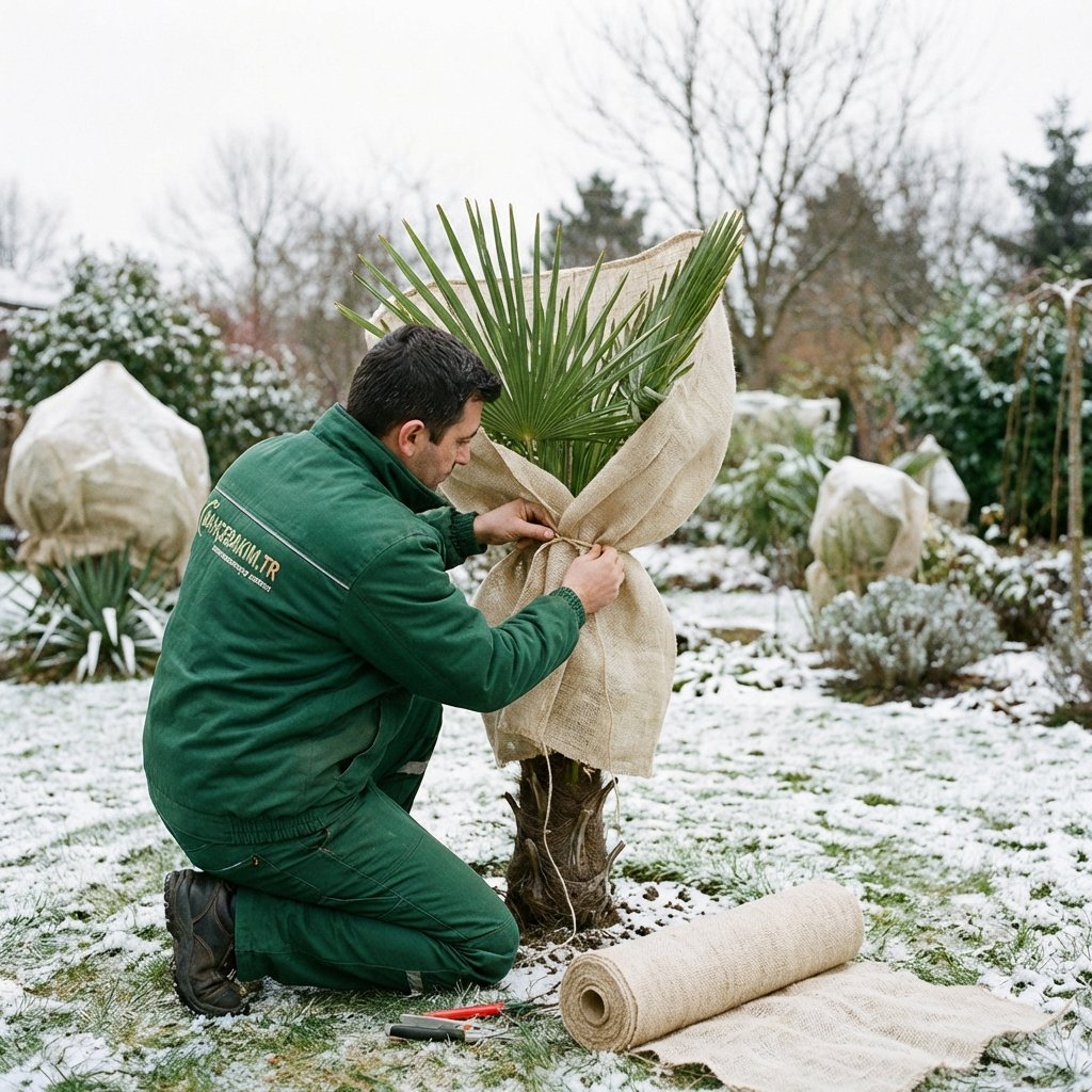 Hassas Bitkileri Bohçalama - bahcebakim.tr uygulama adımı