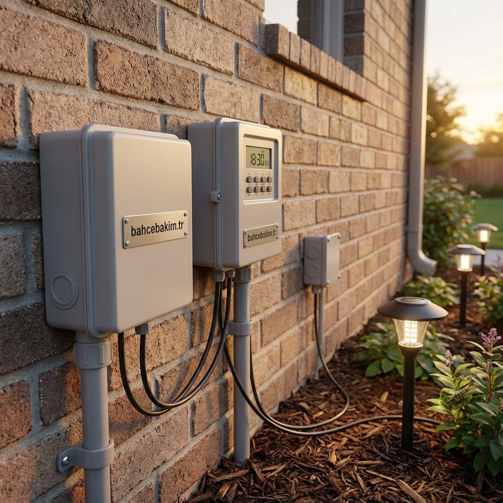 Düşük Voltaj (12V) Trafo ve Zaman Saati - bahcebakim.tr uygulama adımı