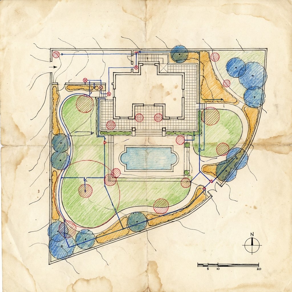 Saha Ölçümü ve Ölçekli Taslak - bahcebakim.tr uygulama adımı