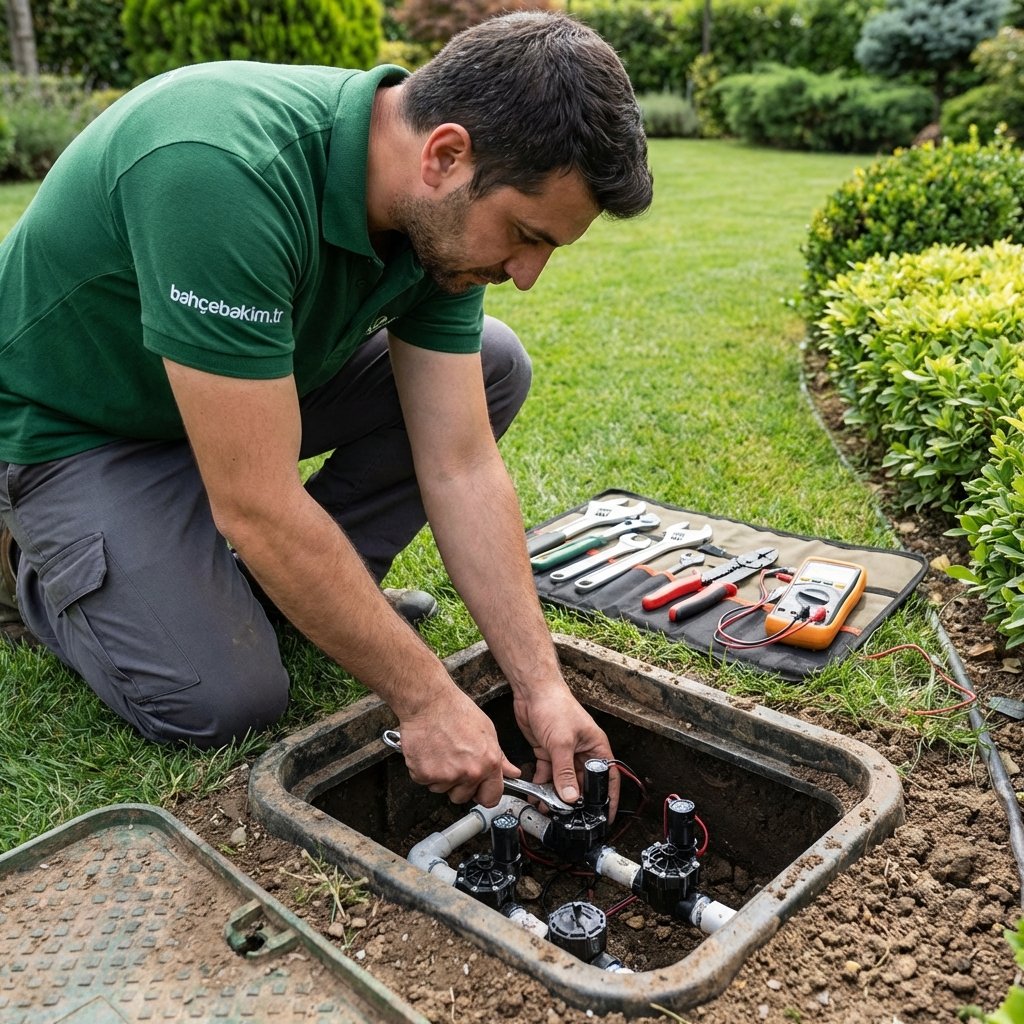 Vana Grubu ve Hidrolik Dengeleme - bahcebakim.tr uygulama adımı
