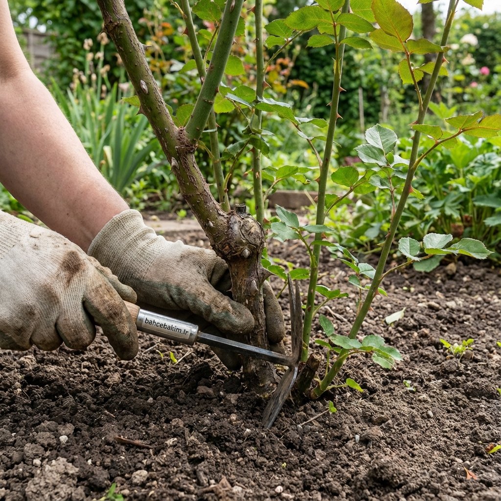 Vahşi (Dip) Sürgünlerin Ayıklanması - bahcebakim.tr uygulama adımı