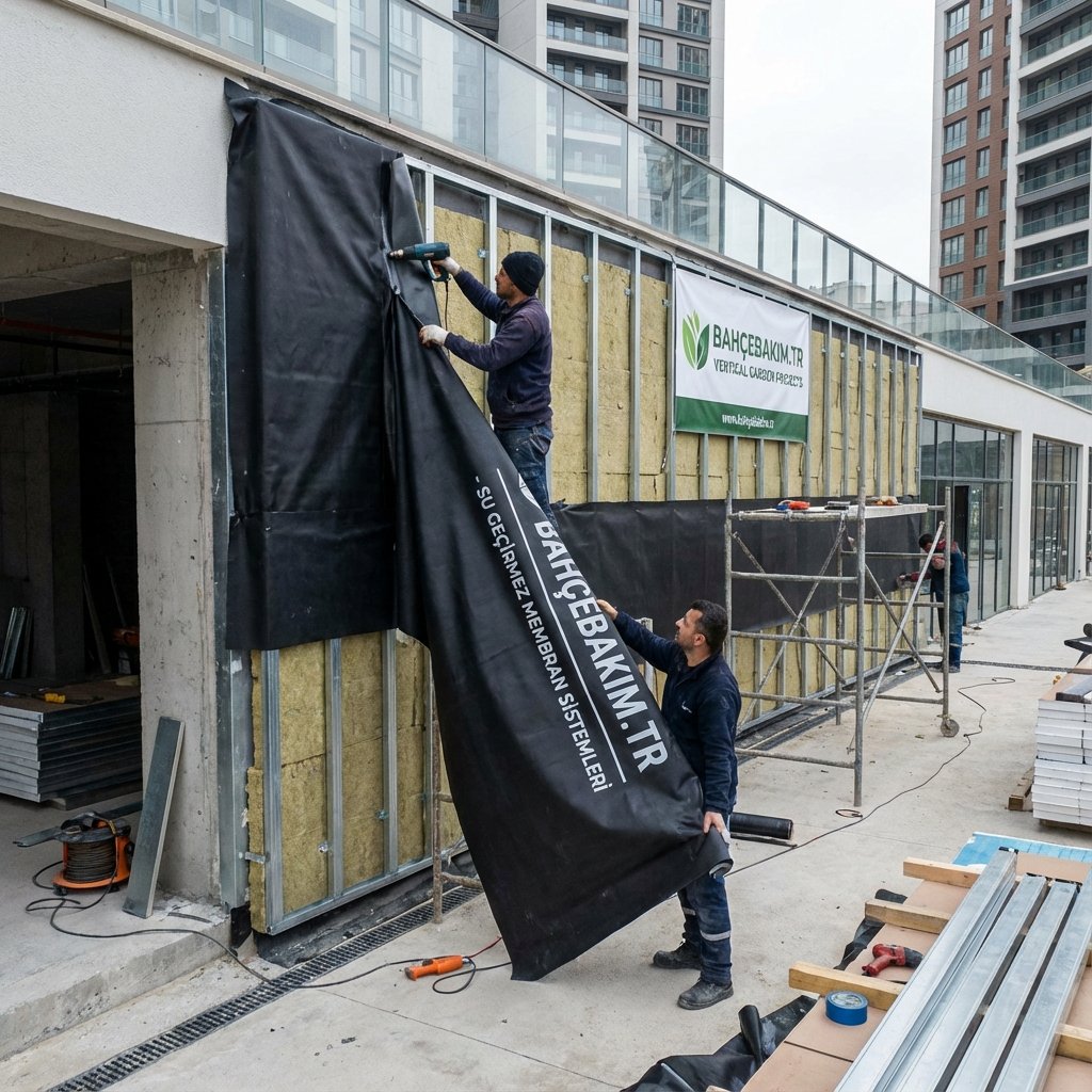 Mikro-Yalıtım ve Duvar Koruma - bahcebakim.tr uygulama adımı