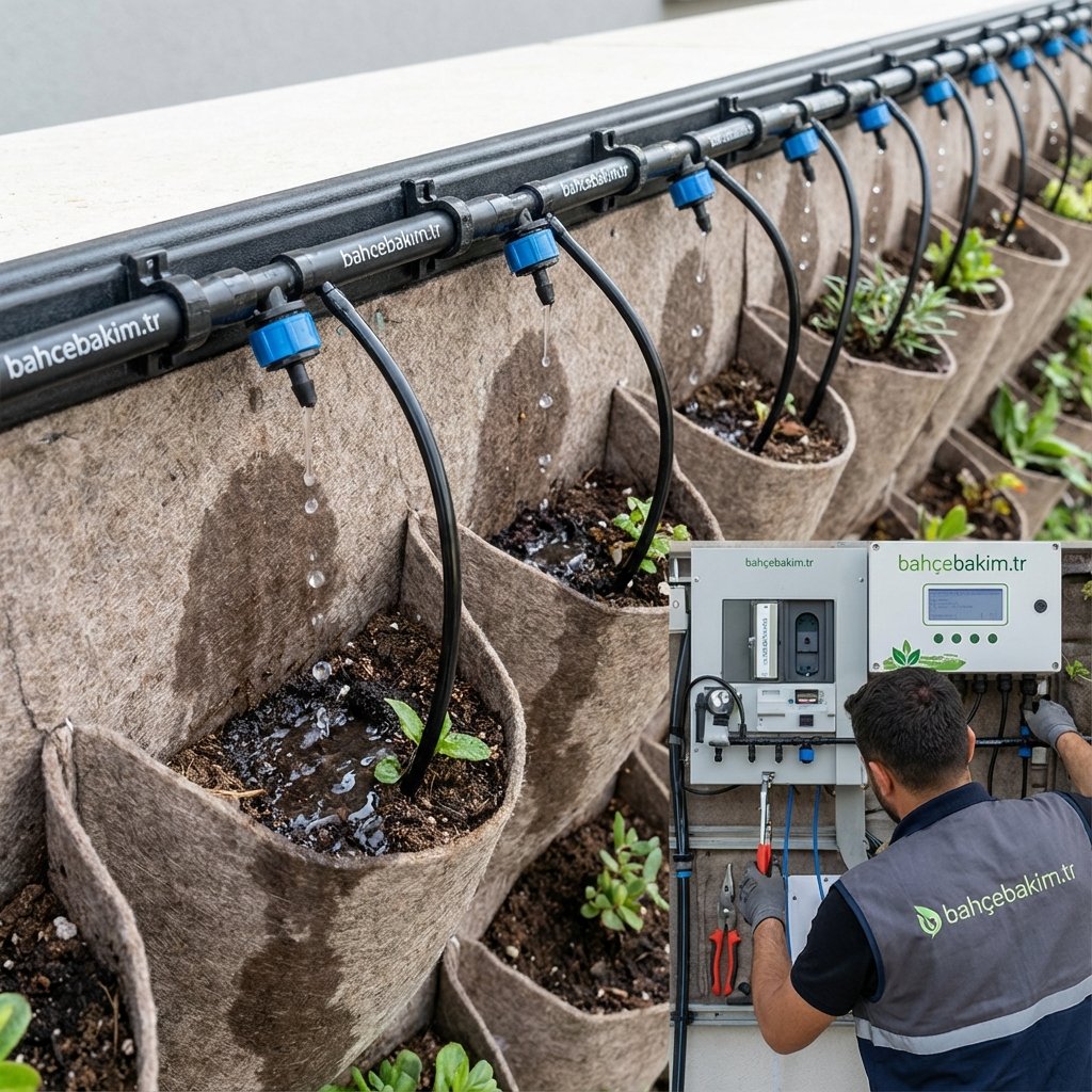 Hidro-Sulama ve Drenaj Hattı - bahcebakim.tr uygulama adımı