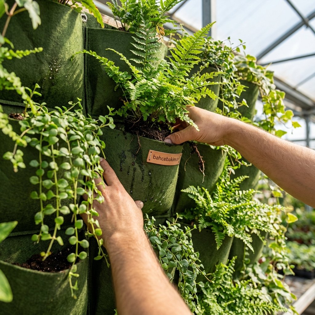 Bitki Seçimi ve Vertikal Katmanlama - bahcebakim.tr uygulama adımı